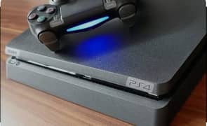 PS4 SLIM 500 GB MINT CONDITION WITH BOX 100% ORIGINAL