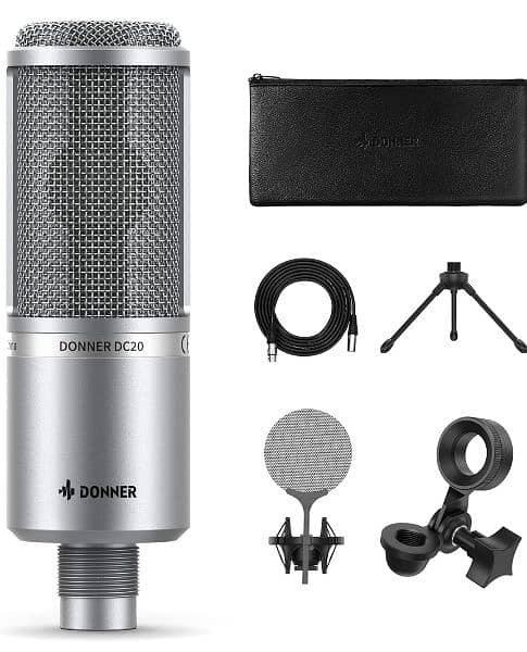 Donner Condenser Microphone, Recording Microphone for Vocal DC-20 9