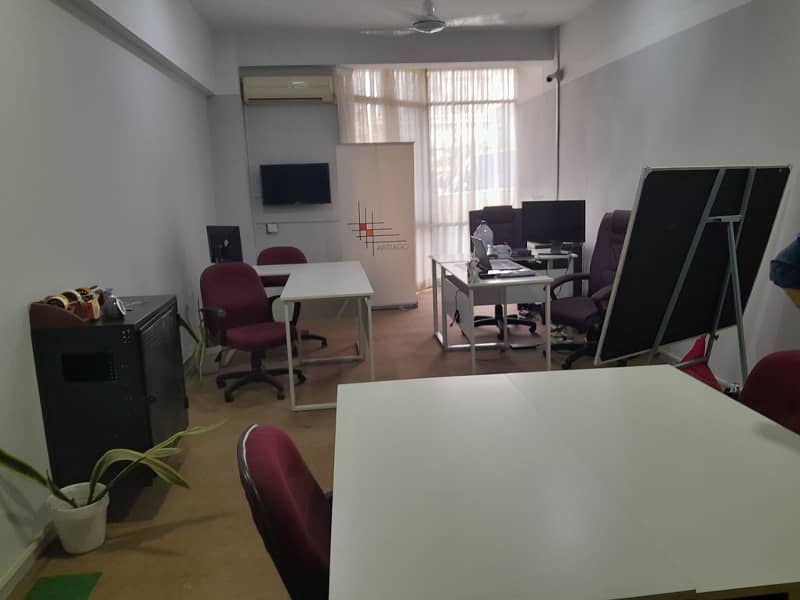 OFFICE IS AVAILABLE ONTHE RENT WELL MAINTAINED 24/7 COMMERRICAL BUILDING AT SHAHR E FAISAL 3