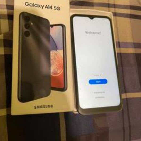 Samsung a14 4/128Gb brand new condition with 11Month Complete Warrenty 1