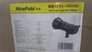 Nicefoto HC-1000sb LED Video Lights for professional shooting