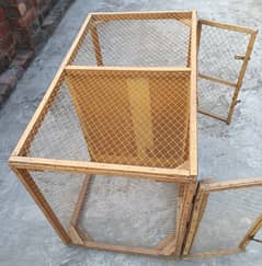 A New Wooden Cage Available For Sale. . . . . . . .