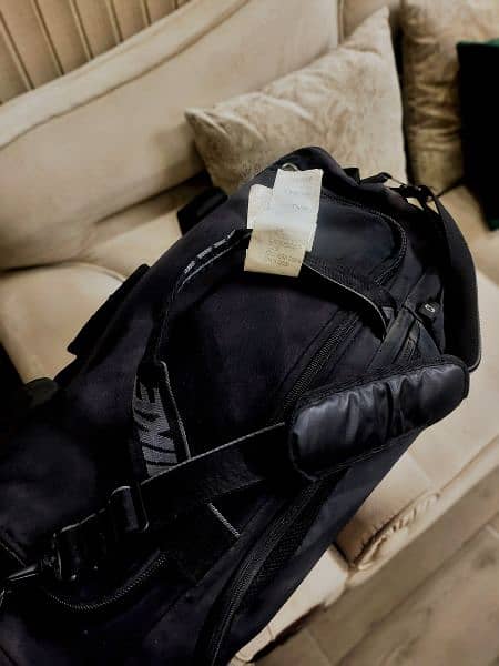 Mens black gym bag | Classy black plain gym bag | hiking bag huge | 0