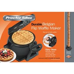 Imported flip belgian waffle maker