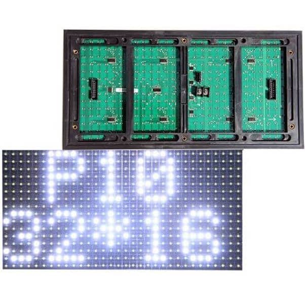 P10 SMD Single White Color Led Panel Display Module 3