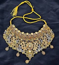 Bridal Jewellery Set (Necklace, Pachangla, Earing, Jummar, Bindi)
