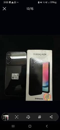 Samsung A24 8/128 warranty 0