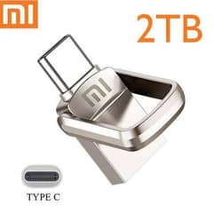 Xiaomi 2 TB 2 in 1 type C OTG Flash Drive USB 3.1