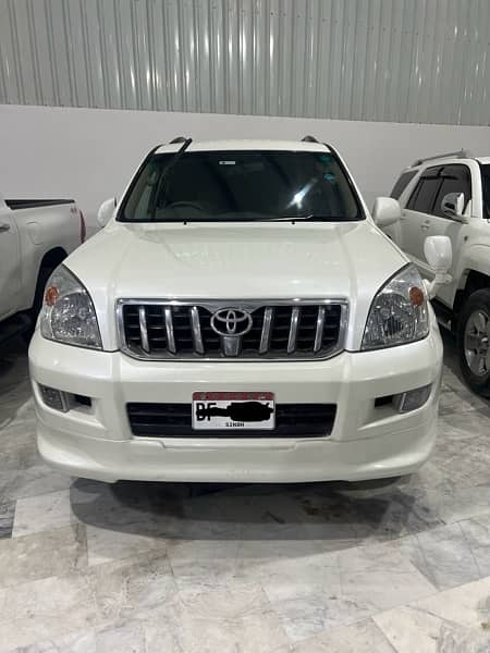 Toyota Prado TZ 2003 /14amnesty schme 2014 karachi regtd,pearl white 0