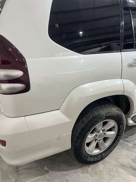 Toyota Prado TZ 2003 /14amnesty schme 2014 karachi regtd,pearl white 4