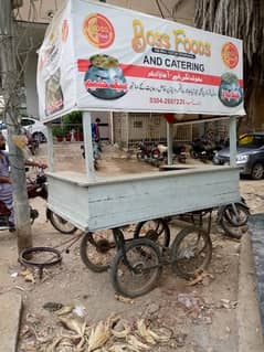 thela rehri counter biryani setup