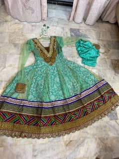 Designer indian frock Anarkali design , xs size preloved worn twice