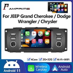 Car Radio for Chrysler Dodge Jeep Wrangler Grand Cherokee