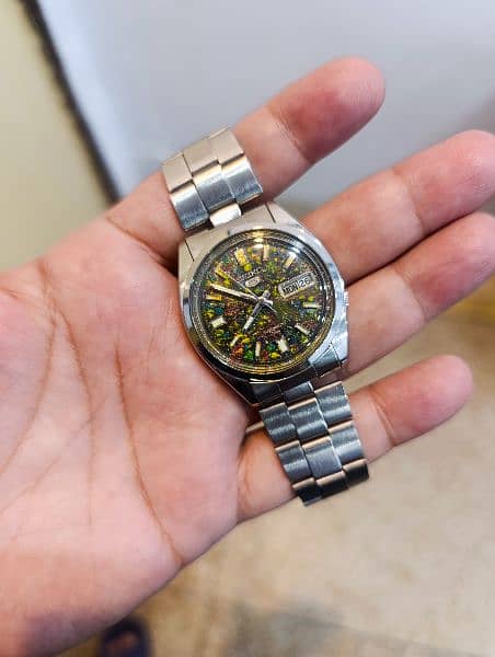 Seiko 5 Automatic Watch (Hand Painted Dial) 2