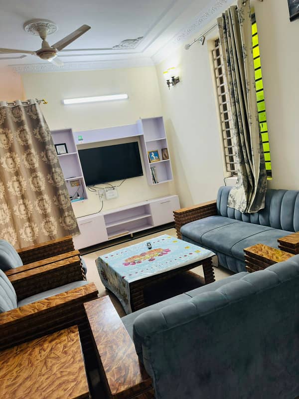 B-17 Fully furnished Upper portion available for rent only Family medicine 5