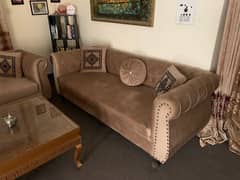 7 seater sofa set almost new bought recently 0