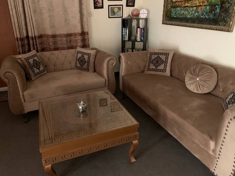 7 seater sofa set almost new bought recently 1