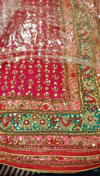 Lehnga, Dupatta & Shirt Bridal Dress 1