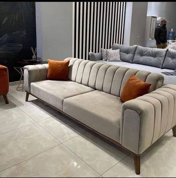 New 3 seater sofa set price , also  L - shaped sofa , made from Lahore 6