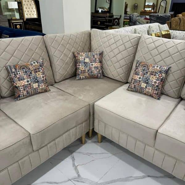 New 3 seater sofa set price , also  L - shaped sofa , made from Lahore 10
