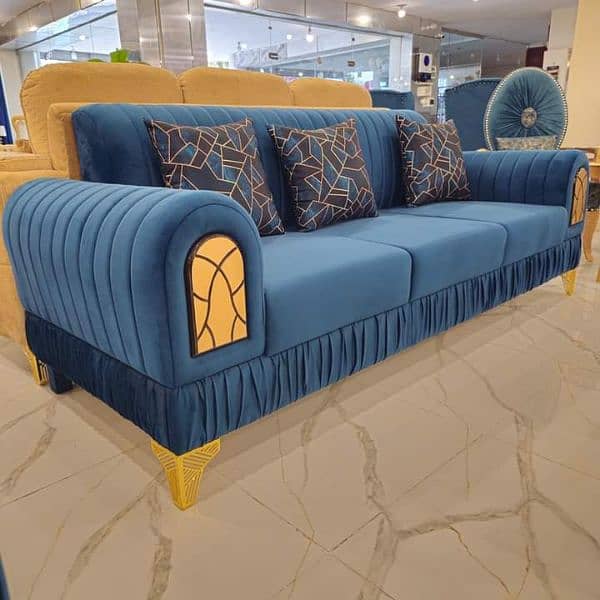 New 3 seater sofa set price , also  L - shaped sofa , made from Lahore 11