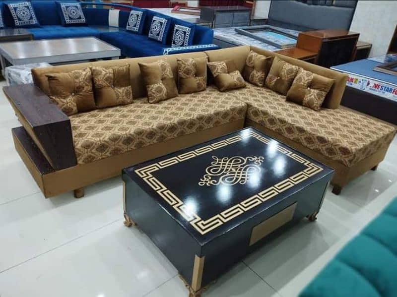 New 3 seater sofa set price , also  L - shaped sofa , made from Lahore 15