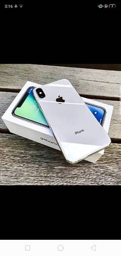 iphone X 256GB with full box PTA approved