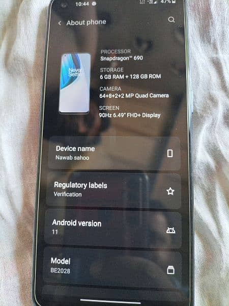 Oneplus Nord N10 (5G) Mobile for sale - 03011430391 WhatsApp 2