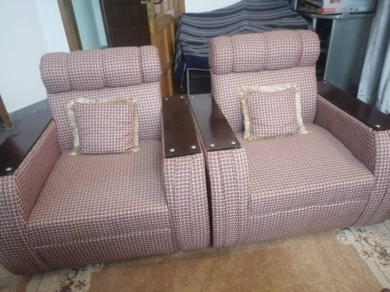 Sofa set with dewaan 1