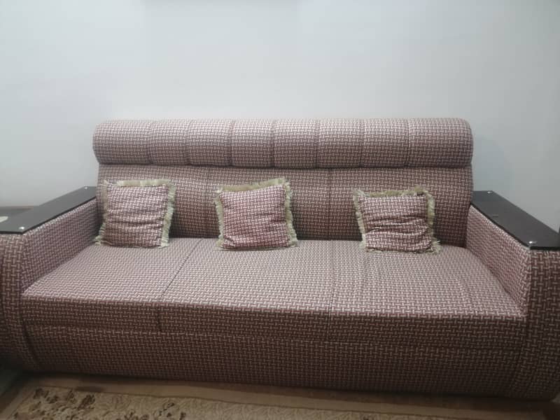 Sofa set with dewaan 3