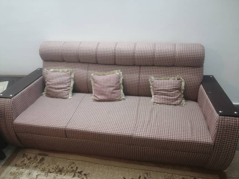 Sofa set with dewaan 4