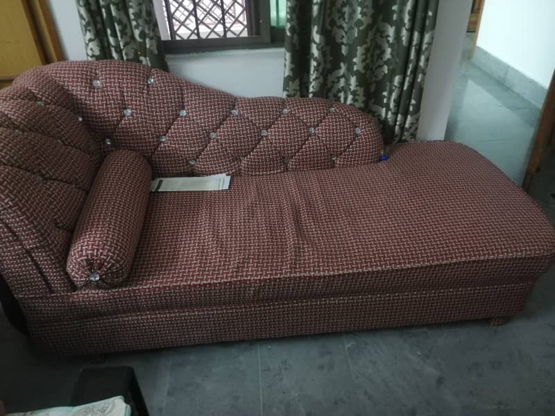 Sofa set with dewaan 5