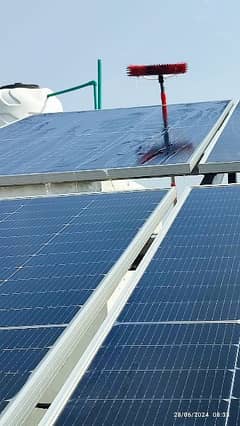 Solar panels cleaning brush. 12 Feet