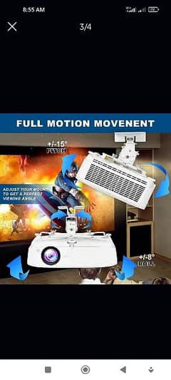 multimedia projector ceiling mount projector stand