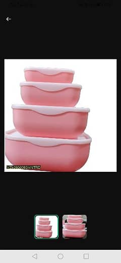 food storage box pack of 4 0