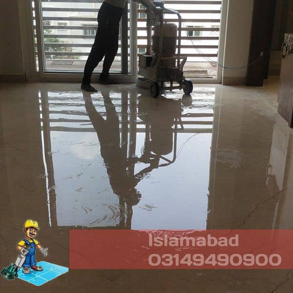 Marble/Chips/Tiles Cleaning Polishing Service Islamabad 7