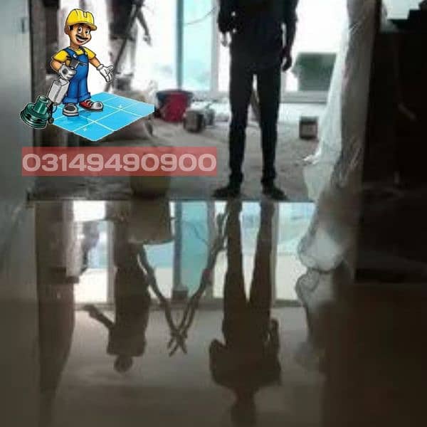 Marble/Chips/Tiles Cleaning Polishing Service Islamabad 11