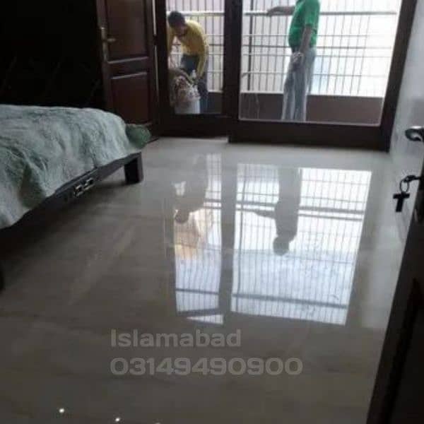 Marble/Chips/Tiles Cleaning Polishing Service Islamabad 14
