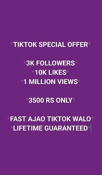 TikTok Likes & Followers 0