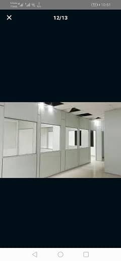 Gypsum partition / 3d wall /GLASS/panels / False ceiling / WALL Panels