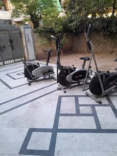 Elliptical cycle exercise machine treadmill runner gym cardio