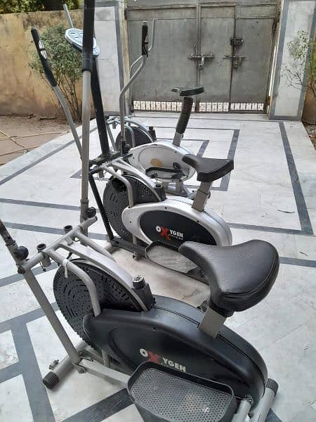 Elliptical cycle exercise machine treadmill runner gym cardio 2