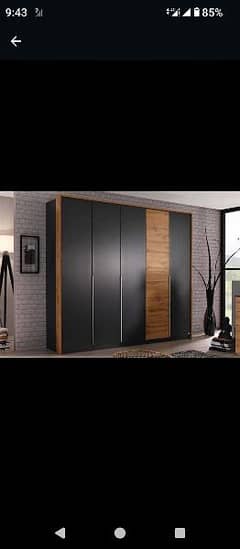 wardrobe, formic sheets,glass partition,wall grace,