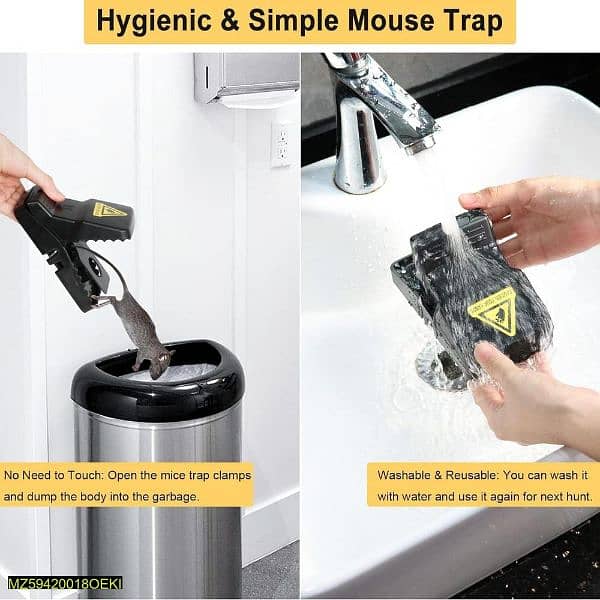 Mouse Trap Mouse Catcher- Pack of 3 2