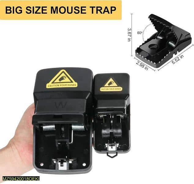 Mouse Trap Mouse Catcher- Pack of 3 3