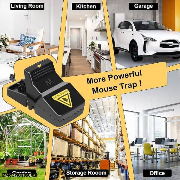 Mouse Trap Mouse Catcher- Pack of 3 5