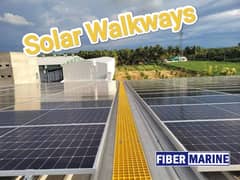 Solar Walkways | FRP GRATING | FRP walkways