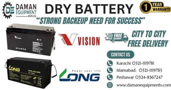 Brand Long Dry Battery 65ah