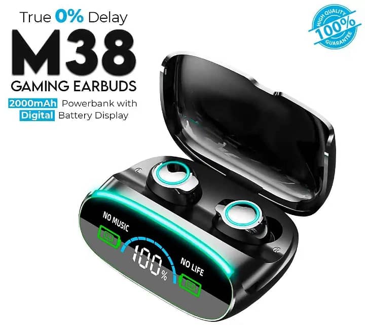 M38 Wireless Earbuds (Cash on Delivery Available) 0