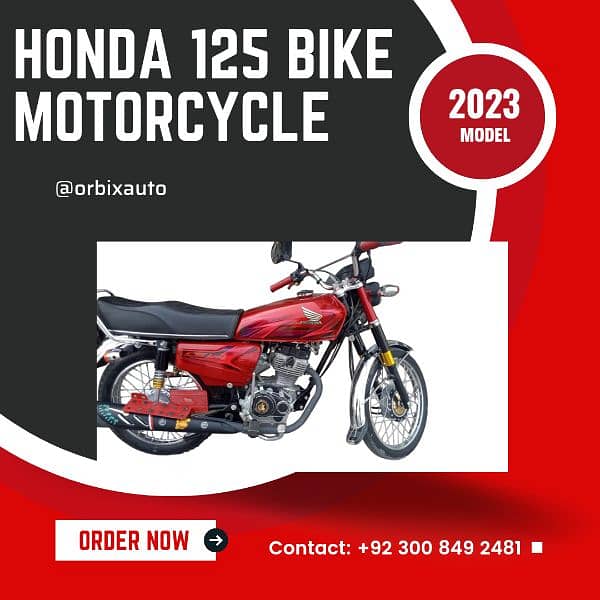 Honda 125 brand new model 2023 0